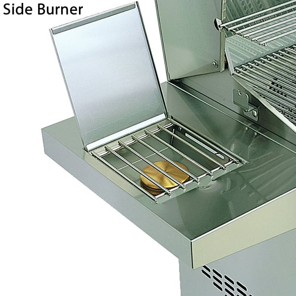 aog side burner for outdoor kitchen grill