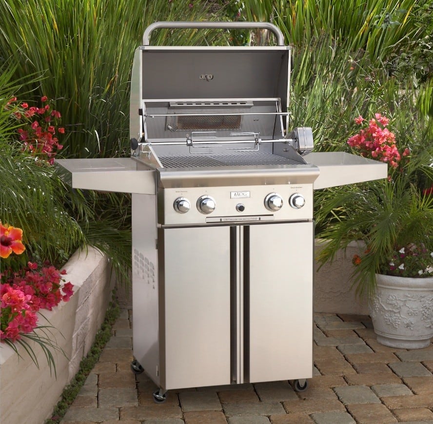 aog stainless steel outdoor kitchen grill jacksonville