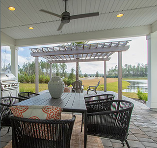 pergola and outdoor kitchen jacksonville