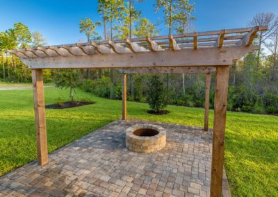 fire pit with pergola jacksonville