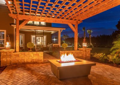 fire table with pergola jacksonville