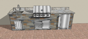 10 foot outdoor kitchen layout jacksonville ormond beach