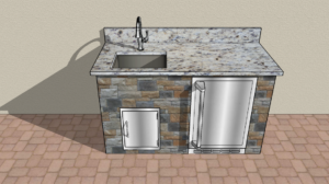 5 foot outdoor kitchen layouts jacksonville