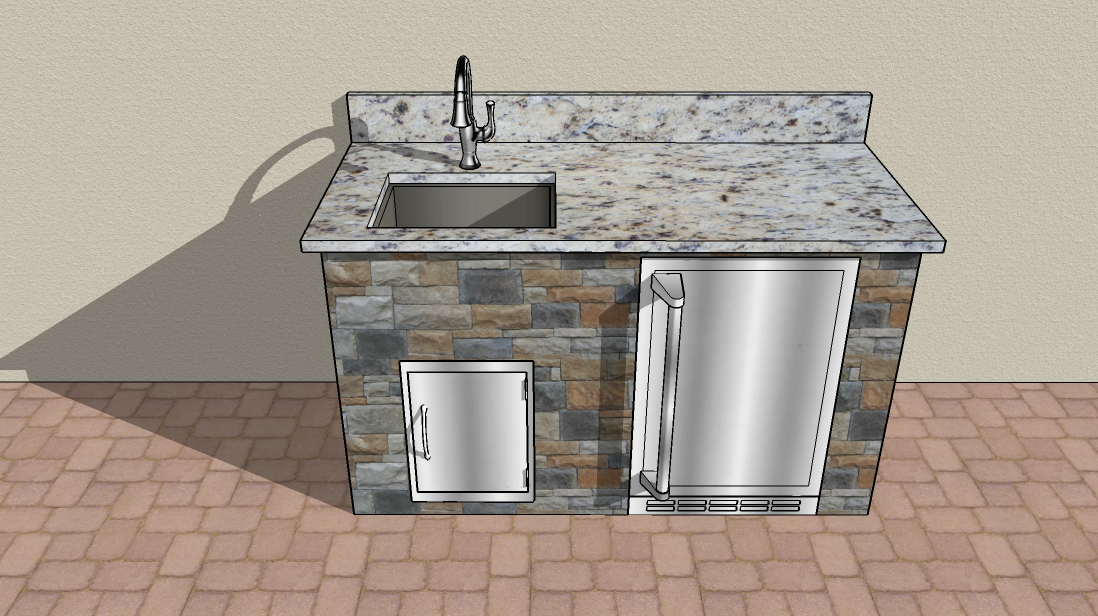 5 foot outdoor kitchen layouts jacksonville