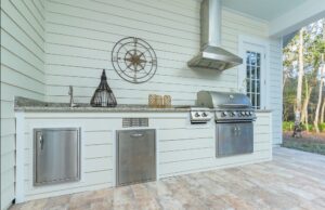 What should you include in your outdoor kitchen