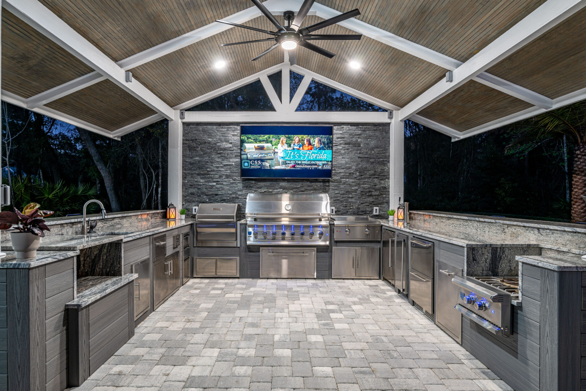 st augustine outdoor kitchen
