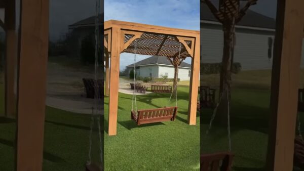 CSS Fireplace & Outdoor Living Pergola Swings